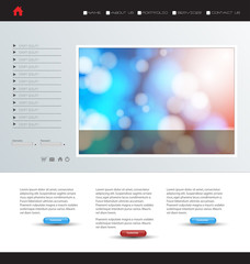 Website template, easy editable