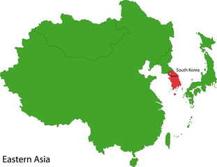 South Korea map