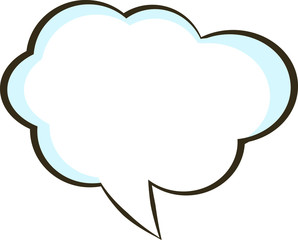 comic book speech bubble symbol
