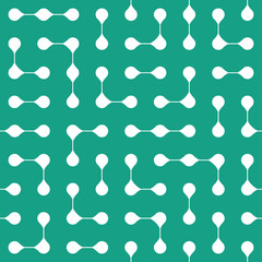 Connected drops seamless pattern