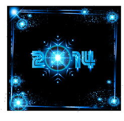 Новогодняя открытка 2014 год