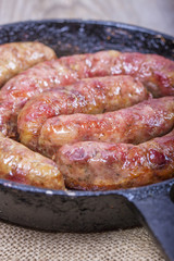 Bavarian fried sausages