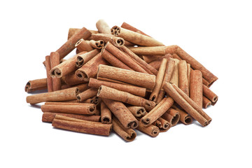 group of cinnamon sticks