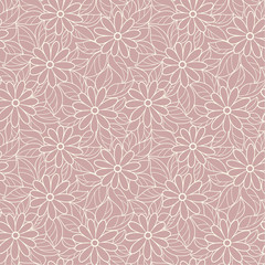 floral background with camomiles
