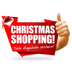 Christmas Shopping! Button, Icon