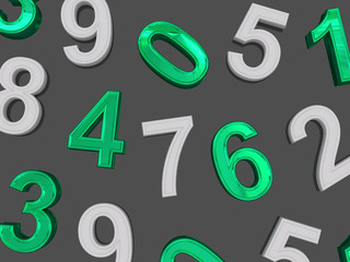 Background of numbers