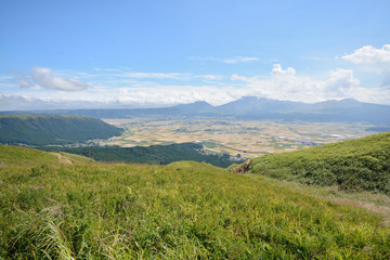 Obraz premium 阿蘇大観峰