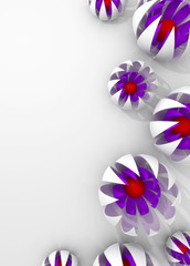 3d flower background © neurostructure