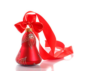 Red Christmas bell