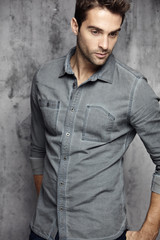 Portrait of an attractive man