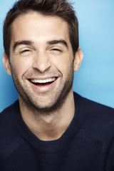 Fototapeta premium Portrait of an attractive man