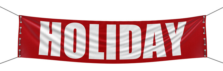 Holiday Banner (clipping path included)