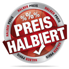 Preis halbiert - halber Preis