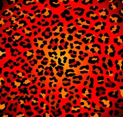 Abstract leopard pattern