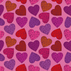 Valentine heart, seamless