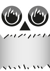 banner - Halloween monster