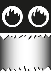 banner - Halloween monster