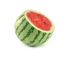 Watermelon on white background.