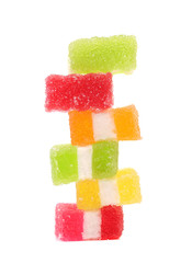 Spyral colorful jelly candies