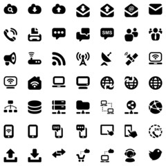 iconset communication black