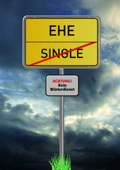 Single, Ehe, Bindung, Paar, Gewitter, Ärger,