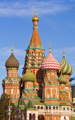 Fototapeta na wymiar Moscow, cathedral of St. Basil's