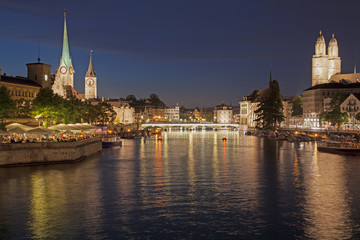 Summer Night in Zurich