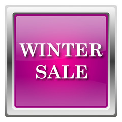 Winter sale icon