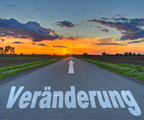 Ver&auml;nderung Stra&szlig;e