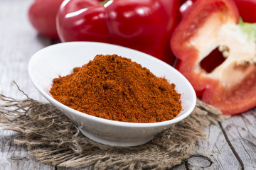 Portion of Paprika Powder