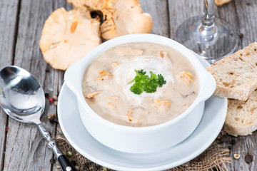 Homemade Chanterelle Soup
