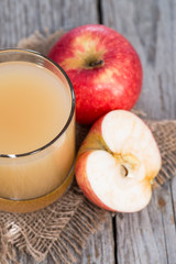 Glass with Apple Juice