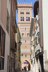 Fototapeta premium El Salvador tower, Teruel, Spain