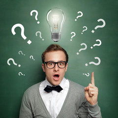 Man with Idea
