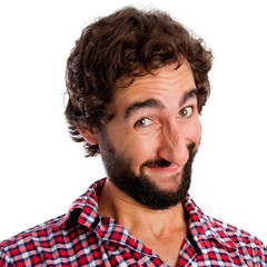 Funny young man