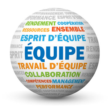 Globe Nuage De s Equipe Projets Travail Esprit D Equipe Stock Illustration Adobe Stock