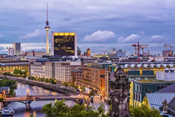 Deurstickers Berlin Cityscape © SeanPavonePhoto