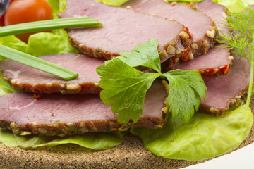 Smoked beef