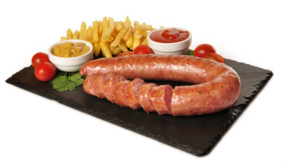Longaniza con patatas