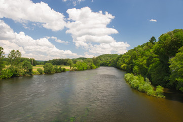 Fototapeta na wymiar Rzeka Dordogne
