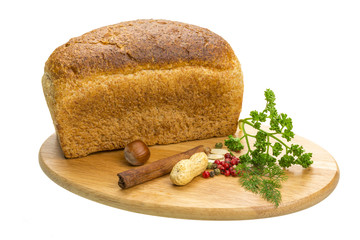 Bread with parsley and nuts
