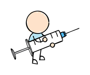 Man with Syringe