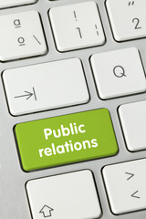 Public relations keyboard