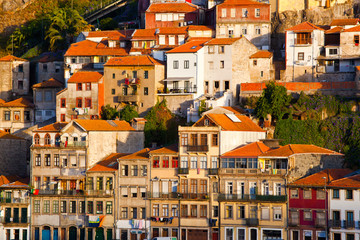 Fototapeta na wymiar The historic centre of Porto