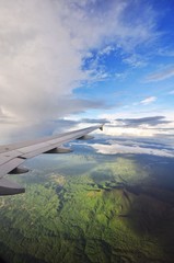 Mountain from the plane