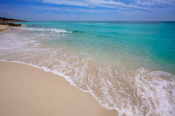 Formentera es Mitjorn beach turquoise