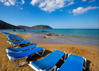 Ibiza Aigues Blanques Aguas Blancas Beach at Santa Eulalia