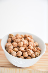 chickpeas in a bowl