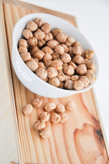 chickpeas in a bowl