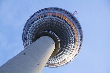 berliner Fernsehturm - obrazy, fototapety, plakaty